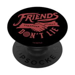 Stranger Things Friends Don't Lie Text Handshake PopSockets PopGrip Interchangeable