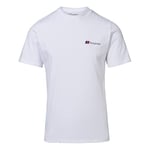 Berghaus Men's Organic Classic Logo T-Shirt, Pure White, XS