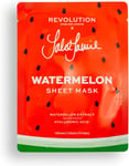 Revolution Skincare London, Jake Jamie, Watermelon Printed Hydrating, Sheet Mask