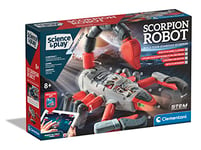 Clementoni 61547 Science & Play-Mecha Scorpion-Robot, Scientific, Building Set, Gift for Kids Age 8, STEM Toys, English Version, Multicolour