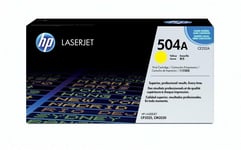 NEW Genuine HP 504A Yellow Laser Toner Cartridge CE252A LaserJet CP3525 CM3530