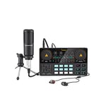 Maono AM200 - USB sound card with microphone - All In One portable Podcaster package