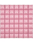 Rosa Waffle Folieballong för Backdrop/Bakgrund 91,4 cm x 91,4 cm