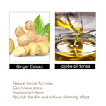 Ginger Slimming Essential Oil Body Shaping Fat Burning Cellulite Massage SLS