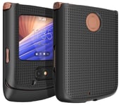 Grid Texture Case Slim Hard Shell Cover for Motorola RAZR 5G Flip Phone (2020)