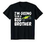 Youth I'm Going To Be A Big Brother Announcement Monster Truck Car T-Shirt