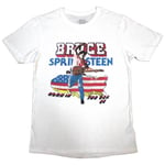 Bruce Springsteen - Unisex - T-Shirts - Medium - Short Sleeves - Born  - K500z