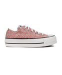Converse Womens All Star Lift Ox Trainers - Pink - Size UK 6
