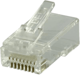 DELTACO RJ45 kontaktdon för patchkabel 20-P Cat6
