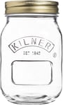 6pc Kilner Large 0.5L Glass Food Preserving Cliptop Storage Jar Tea Coffee Sugar