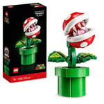 LEGO Super Mario Piranha Plant Set, Posable Character Figure With Pipe & 2 Coin Elements, Model Kit For Adults To Build, Bedroom Decoration Idea, Gift for Men, Women and Teenagers 71426