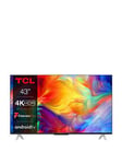 Tcl 43P638K, 43 Inch, 4K Uhd Hdr, Frameless Android Tv