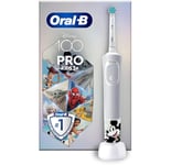 Oral-B Pro Kids Rechargeable Electric Toothbrush, 1 Head, White & Grey- 90385092