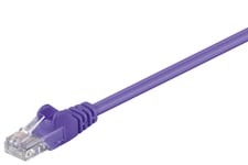 Rb-Lan Cat 5E Patchkabel, U/Utp, Lila - Kabellängd 0,5 M