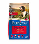 Burgess Supadog Adult Dry Dog Food - Beef - 15kg