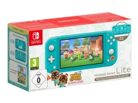 Nintendo Switch Lite - Nepp & Schlepp Edition - spelkonsol till handdator - turkos - Animal Crossing: New Horizons