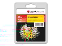 Agfaphoto - 12 Ml - Foto-Svart - Kompatibel - Blister - Återanvänd - Bläckpatron (Alternativ För: Epson 26Xl, Epson C13t26314010, Epson T2631) - För Epson Expression Premium Xp-510, 520, 600, 610, 615, 620, 625, 710, 720, 800, 810, 820