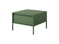 Soffbord med en låda, Möbelfärg: rökgrön,
