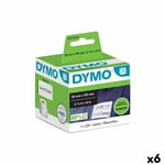 Etiketter till Skrivare Dymo 99014 54 x 101 mm LabelWriter™ Vit Svart (6 antal)