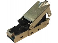 Alantec Rj45 Stp-Kontakt Cat.6A 10G Poe+, Verktygsfri För "Tjock" Kabel 22-24 Awg Alantec