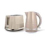 Tower Kettle & 2-Slice Toaster, Solitaire, Latte