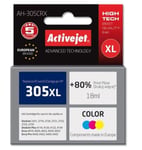Aktiv bläckpatron, Kompatibel med HP 305XL 3YM63AE, Färgpatron