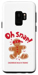Coque pour Galaxy S9 Oh Snap Gingerbread Ninja à l'entraînement