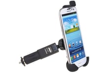 Universal Smartphone bilhållare med laddare. - TheMobileStore iPhone 5/5S/SE Bilhållare