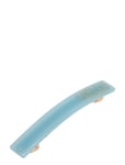 Classic Hair Clip Small Blue Design Letters