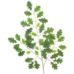 Pack of 3 Artificial Oak Leaf Spray 68cm - 47 Green Leaves - Fake Branches
