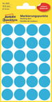 Avery Etiket farvedots | Ø18 mm | Blå | 96 stk.