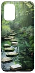 Coque pour Galaxy S20+ Zen Garden Livres Nature Paisible Bambou Vert