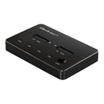 Qoltec - SSD-dockningsstation - NGFF - M.2 Card / SATA 6Gb/s - USB 3.1