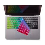 Philbert MacBook (A1534 / A1708) Keyboard Deksel m. Nordisk Tastatur - Rainbow