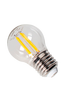 By Rydéns Filament dekorationslampa LED dimbar klot E27 4W Ø 45 mm amber Klar