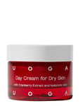 Uoga Uoga Day Cream For Dry And Normal Skin With Cranberry Extract And Hyaluronic Acid 30 Ml Dagkräm Ansiktskräm Nude Uoga Uoga