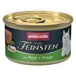 animonda Vom Feinsten Adult 12 x 85 g - Kalkon & fasan