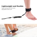 Stand Up Paddle Board 5mm Coiled Spring Leg Foot Rope Surfin Black