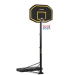 Gymrex Basketballkurv med stativ - høydejusterbar 200 til 305 cm.