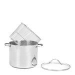 Modern House - Kitchen Essentials gryte med rist 18L blank