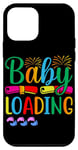 Coque pour iPhone 12 mini Chargement des pieds de bébé Femmes Enceintes Maman Bébé Garçon Fille Chargement