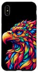 Coque pour iPhone XS Max Illustration animale griffin cool esprit tie-dye art