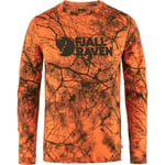 Fjällräven Mens Värmland Wool L/S (Orange (ORANGE MULTI CAMO/261) Small)