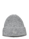Rib Knit Beanie Hat *Villkorat Erbjudande Accessories Headwear Beanies Grå Superdry