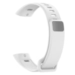 Bracelet de montre en silicone pour Huawei Band 2/Band 2 Pro/ERS-B19/ERS-B29 (Blanc)