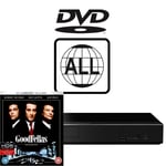 Panasonic Blu-ray Player DP-UB450EB-K MultiRegion for DVD inc Goodfellas 4K UHD