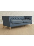 Laura Ashley Chatsworth Grand 4 Seater Sofa, Oak Leg