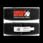 Gorilla Wear (10cm) Leather Lever Belt Black - L/XL