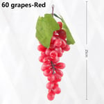 Artificial Grapes Fake Fruit Food Mini Simulation Raisin Red 60