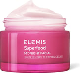 ELEMIS Superfood Midnight Facial, Prebiotic Over Night Cream to Nourish, Replen